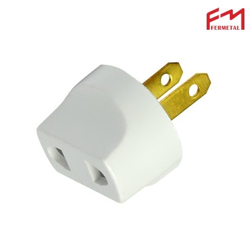 Convertidor de enchufe europeo a americano, 10 amp.