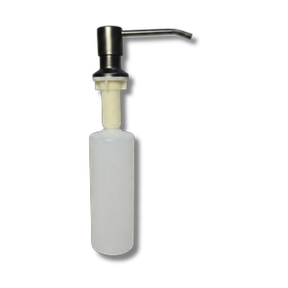 Dispensador de jabón gris plomo