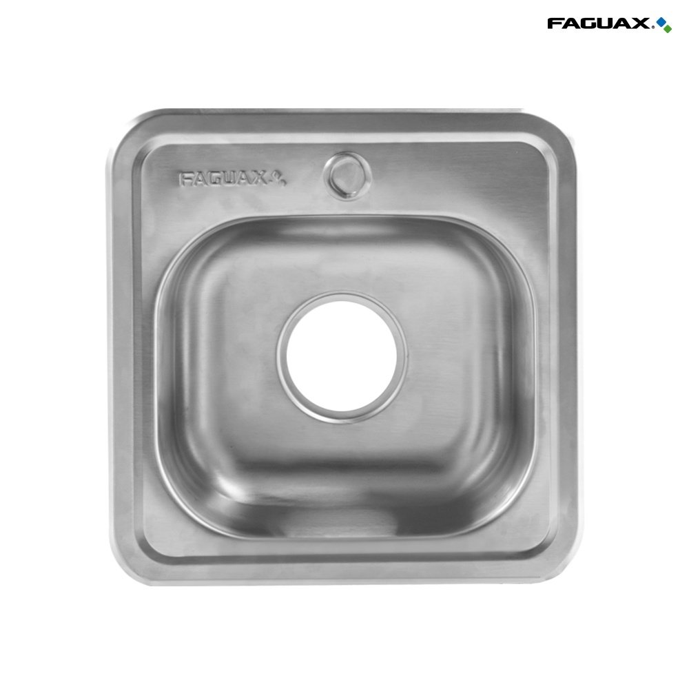 Fregadero Acero Inoxidable 201 Una Ponchera 380 mm x 380 mm x 150 mm