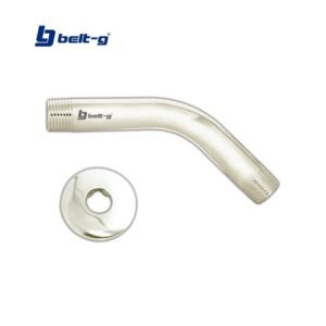 TUBO CORTO PARA REGADERA 1/2 X 45° BRUSHED Belt-G