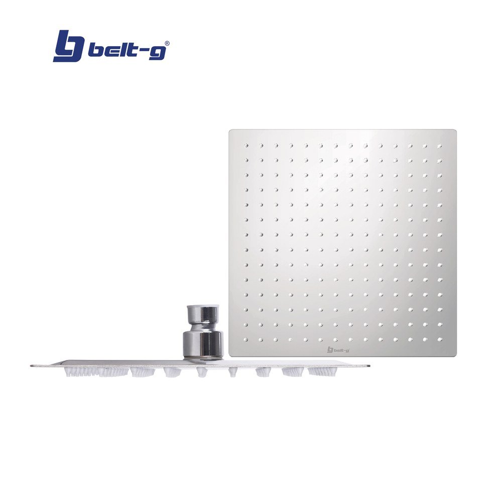 Belt-G Regadera Anticalcárea 16" Ultra Plana Cuadrada