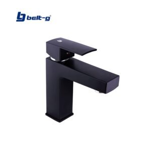 GRIFO LAVAMANOS MONOMANDO SQUARE ABS Plus BLACK Belt-G