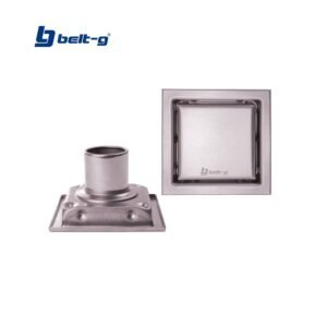 REJILLA ACERO INOX. DOBLE FACE 10cm CUADRADA Belt-G