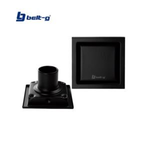 REJILLA ACERO INOX. DOBLE FACE 10cm CUADRADA BLACK Belt-G
