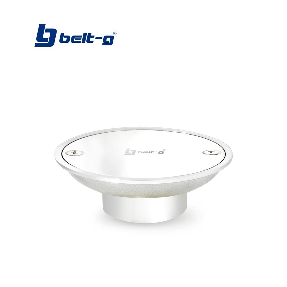 REJILLA CIEGA CON CUELLO CROMADA PARA TUBO 2" Belt-G