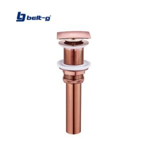 DESAGUE LAVAMANOS METAL CLICKER Mod.SQUARE ROSE GOLD Belt-G