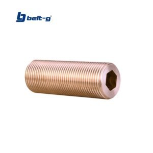 CONEXION BRONCE NIPLE CORRIDO DE 1/2" X 5cm CON AJUSTE Belt-G