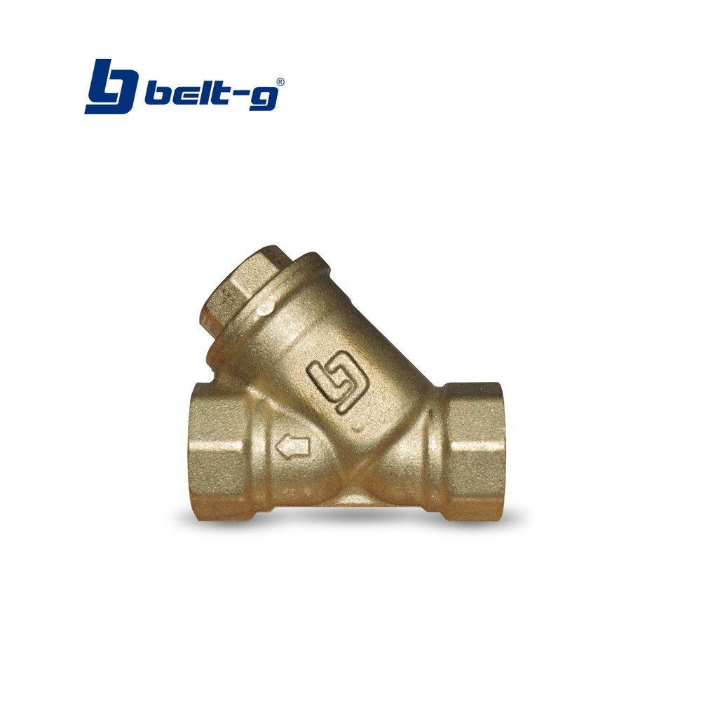 FILTRO DE LINEA "Y" 1/2" BRONCE CESTA ACERO INOX. Belt-G