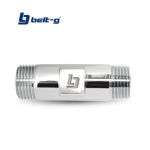CONEXION PULIDA y CROMADA** NIPLE 1/2" x 70 mm. Belt-G