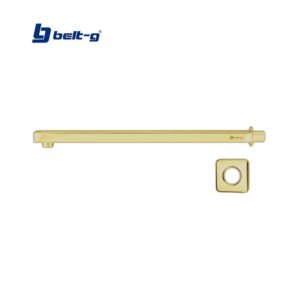 TUBO LARGO PARA REGADERA CUADRADO GOLDEN BRUSHED Belt-G