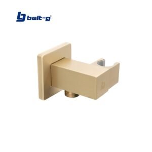 TOMA DE AGUA CUADRADA CON SOPORTE GOLDEN BRUSHED Belt-G