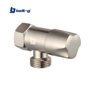 LLAVE DE ARRESTO 1/2 X 1/2 M/H ACERO INOX. STONE BRUSHED Belt-G