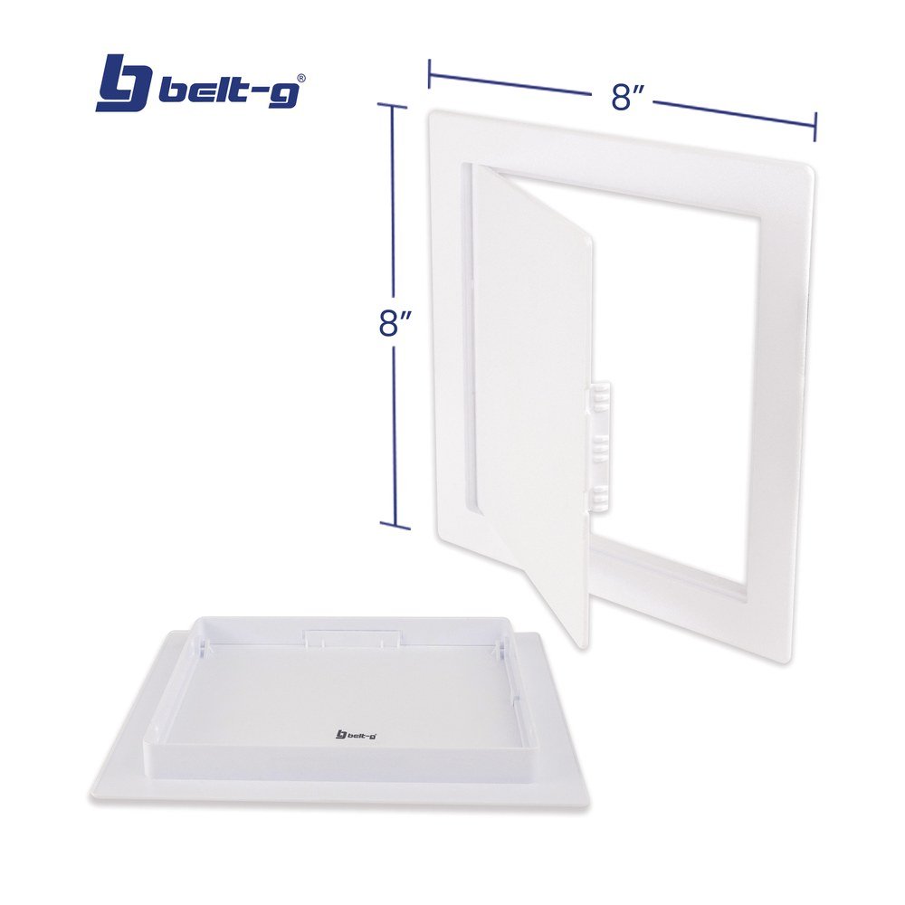 Belt-G Tapa Registro Plástica Pared 8" X 8"