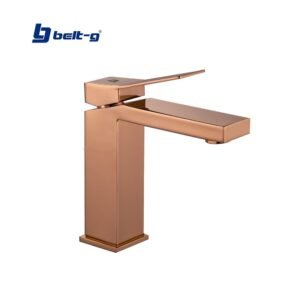 GRIFO LAVAMANOS MONOMANDO PIAZZA ROSE GOLD Belt-G