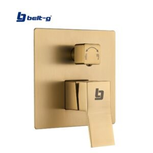GRIFO DUCHA MONOMANDO CON DIVERTOR PIAZZA GOLDEN BRUSH Belt-G