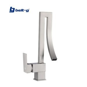 GRIFO LAVAMANOS MONOMANDO SQUARE NUVO BRUSHED Belt-G
