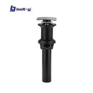 DESAGUE LAVAMANOS METAL CLICKER Mod.SQUARE BLACK Belt-G