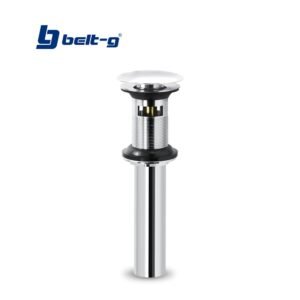 DESAGUE LAVAMANOS METAL CLICKER Mod.HONGO (Con Rebose) Belt-G