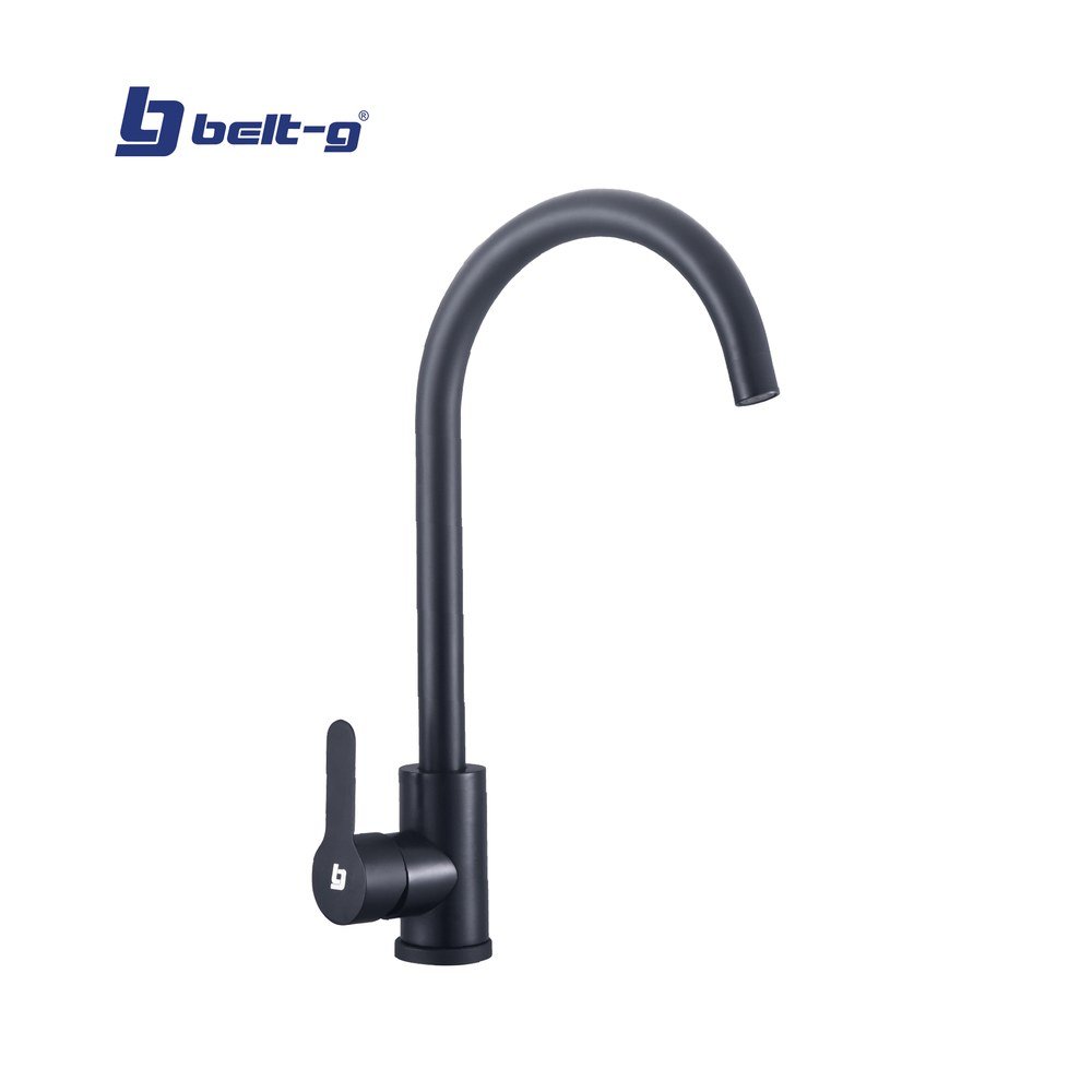 GRIFO FREGADERO MONOMANDO JOY PICO CISNE BLACK Belt-G