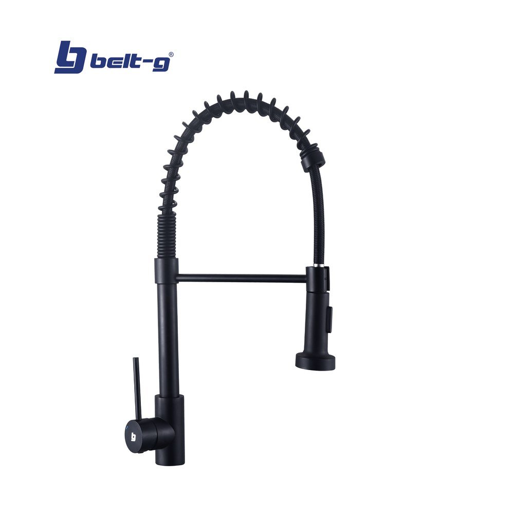 GRIFO FREGADERO MONOMANDO BRIDGE BLACK Belt-G