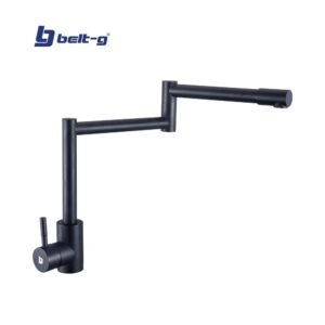 GRIFO FREGADERO MONOMANDO LIBERTY PLEGABLE BLACK Belt-G