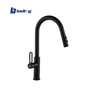 GRIFO FREGADERO MONOMANDO PRESTIGE EXTENSIBLE BLACK Belt-G