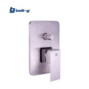 GRIFO DUCHA MONOMANDO CON DIVERTOR SQUARE BRUSHED Belt-G