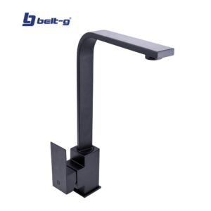 GRIFO FREGADERO MONOMANDO SQUARE BLACK Belt-G