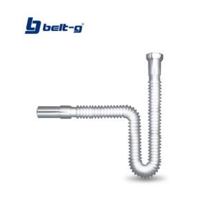 SIFON PARA FREGADERO PLASTICO CROMADO EXTENSIBLE 1.1/2" Belt-G