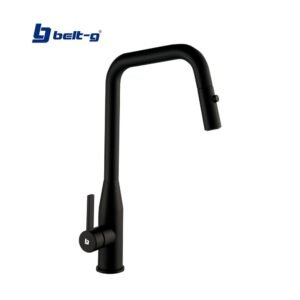GRIFO FREGADERO MONOMANDO REK EXTENSIBLE BLACK Belt-G