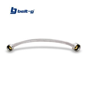 CANILLA FLEXIBLE 1/2 X 5/8 X 40cm MALLA DE ACERO Belt-G