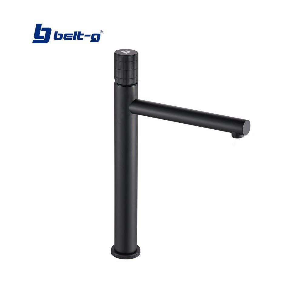 GRIFO LAVAMANOS MONOMANDO SLOTT (ALTO) BLACK Belt-G