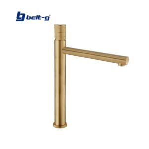 GRIFO LAVAMANOS MONOMANDO SLOTT (ALTO) GOLDEN BRUSH Belt-G