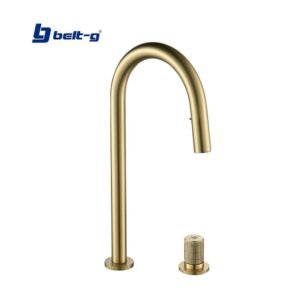 GRIFO MONOMANDO 2 PIEZAS SLOTT EXTENSIBLE GOLDEN BRUSH Belt-G