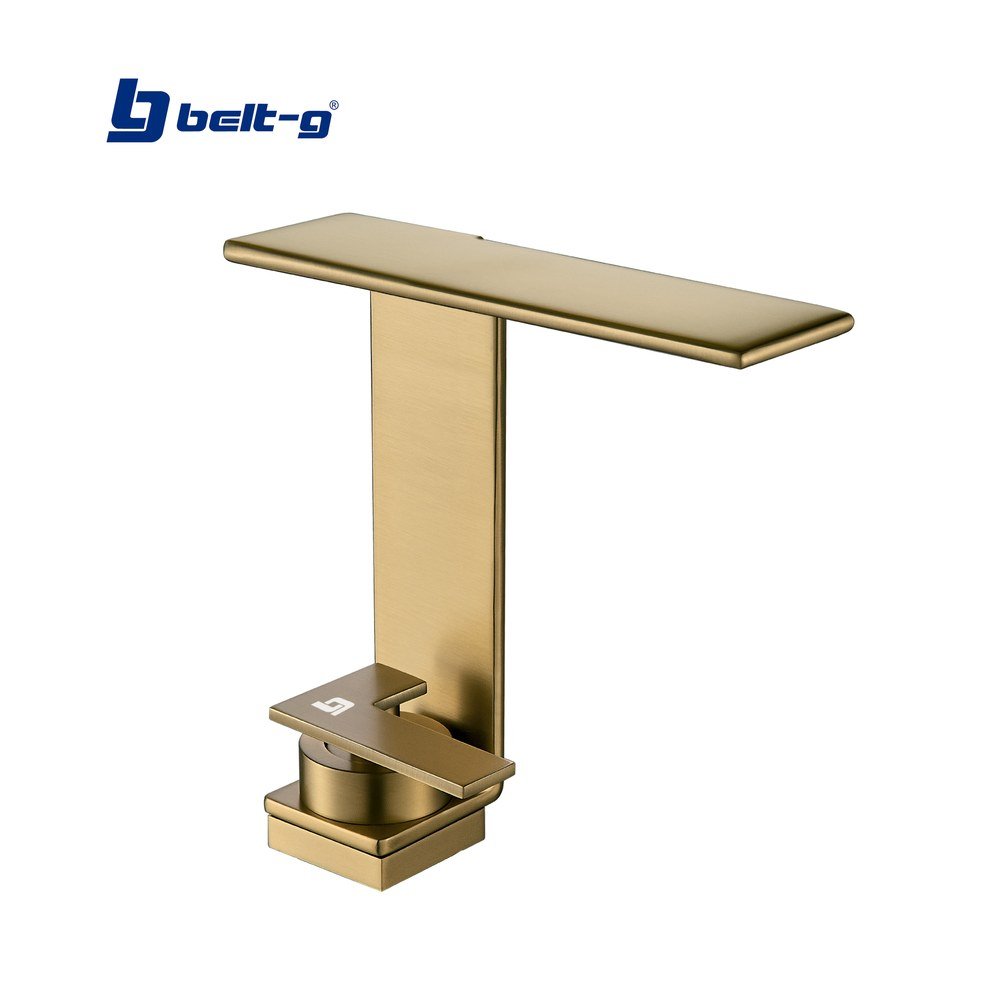 Belt-G Grifo Lavamanos Monomando Azzu Golden Brush