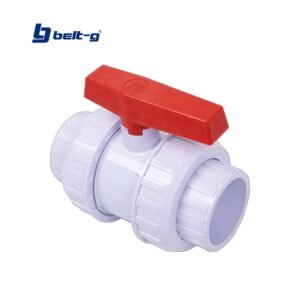 LLAVE DE BOLA PVC DOBLE UNION PARA SOLDAR 2-1/2" Belt-G
