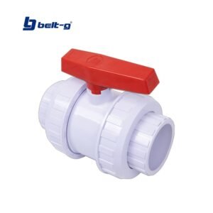 LLAVE DE BOLA PVC DOBLE UNION PARA SOLDAR 3" Belt-G