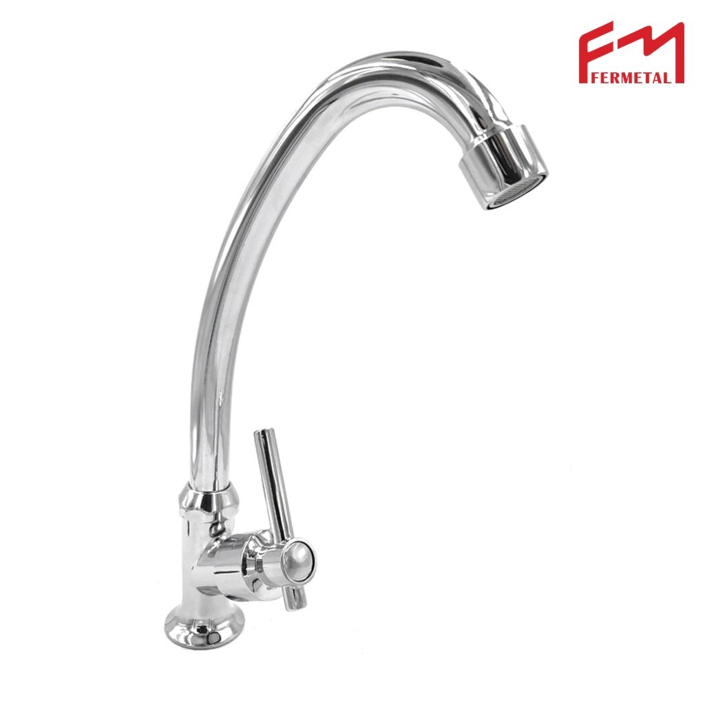 Grifería para fregadero cuello cisne manilla Leg II