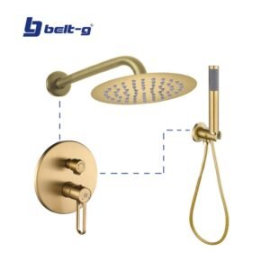 KIT DUCHA PRESTIGE GOLDEN BRUSHED Belt-G