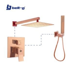 KIT DUCHA PIAZZA ROSE GOLD Belt-G