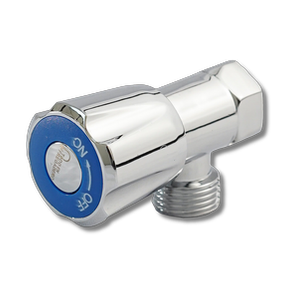 Llave de arresto de ½ " Cromada hembra-macho de Metal