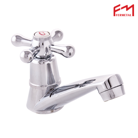 Llave para lavamanos individual de 1/4" manilla Drop