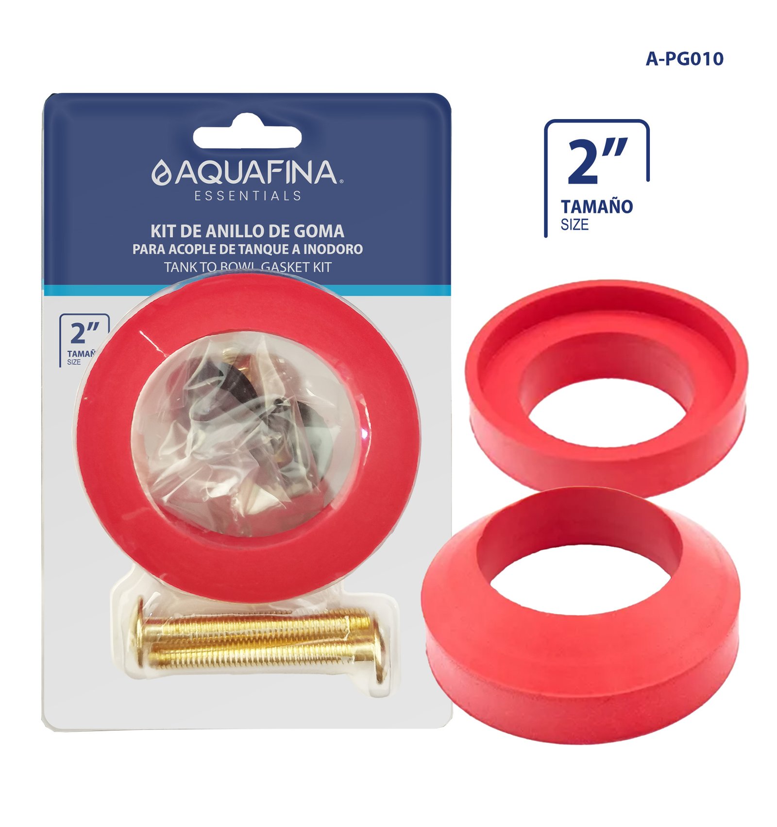 Anillo de Goma para Acople de Tanque al Inodoro 2" Aquafina