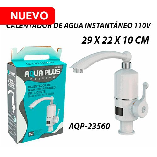 Grifería C/calentador de Agua Instantaneo 110V Aqua Plus