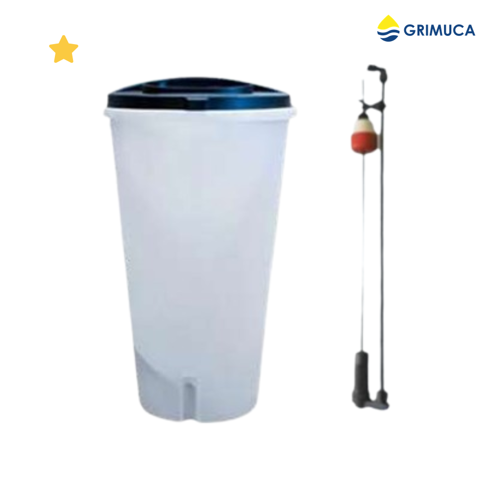 Tanque De Salmuera De 100 Litros Con Flotante