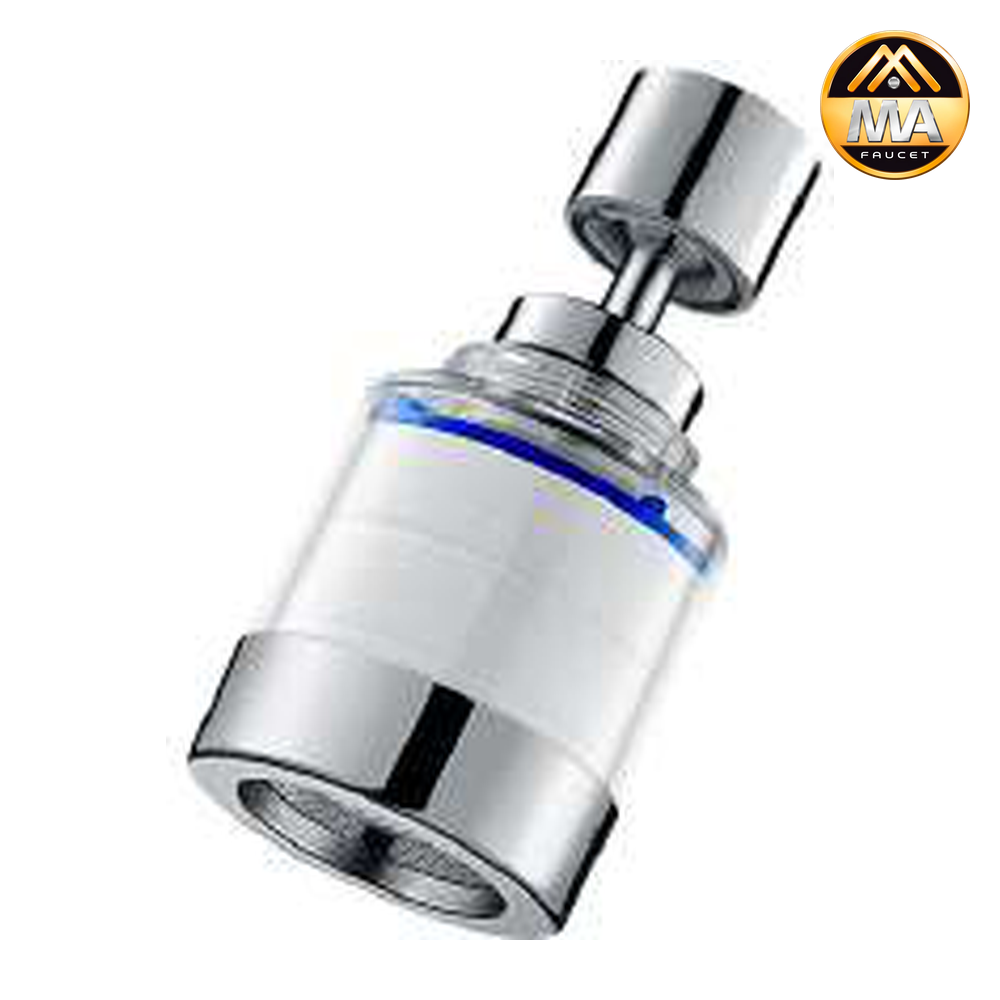 Aireador para Grifería con Filtro Universal Articulado 9 cm de Largo Cromado