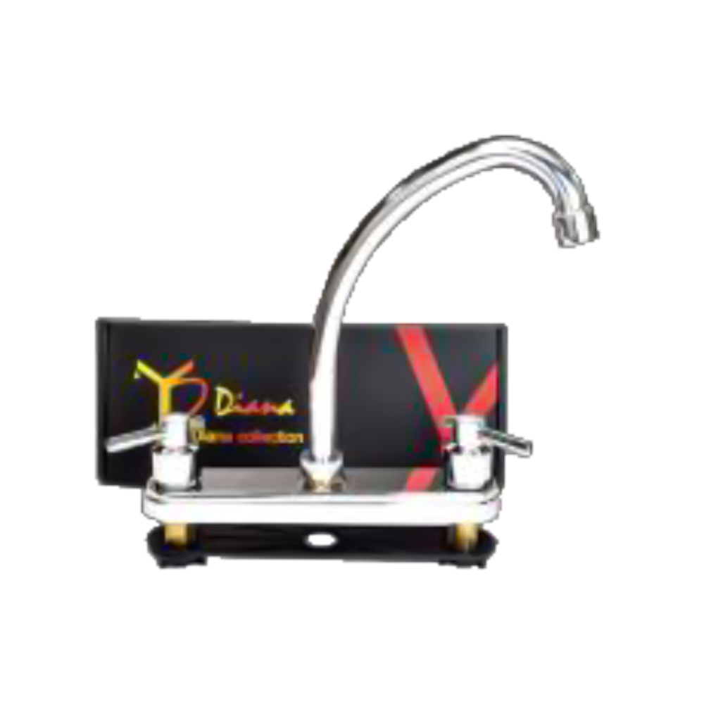 Llave Fregadero Doble Cuerpo Metálico / Plástico DY1083