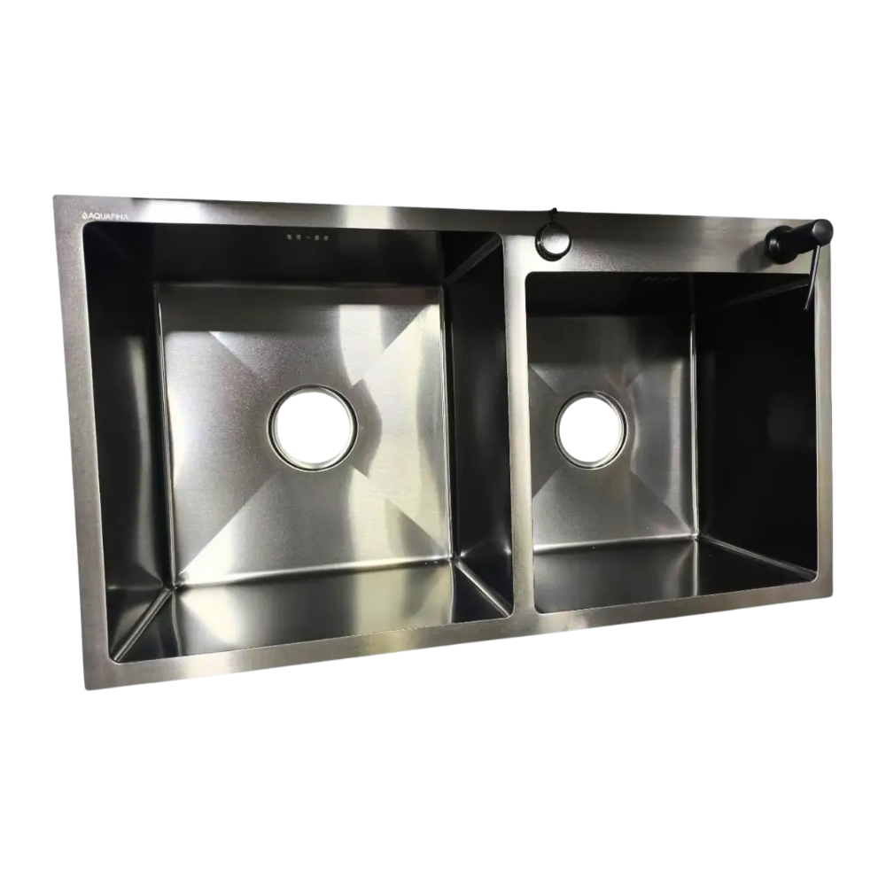 Fregadero Doble Ponchera 81x43 Aquafina