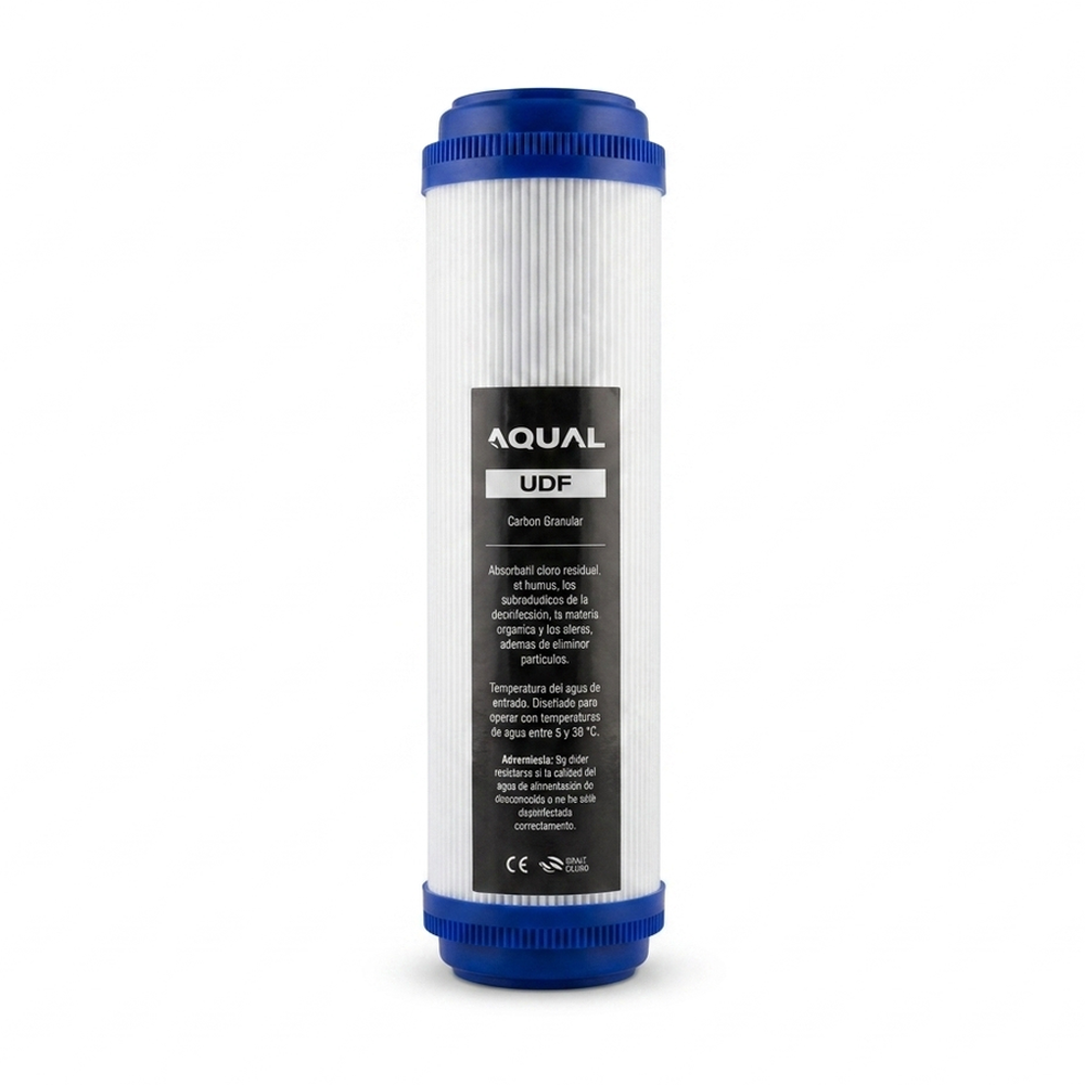Aqual Cartucho para Filtro de Carbón Granulado 10 x 2.5"
