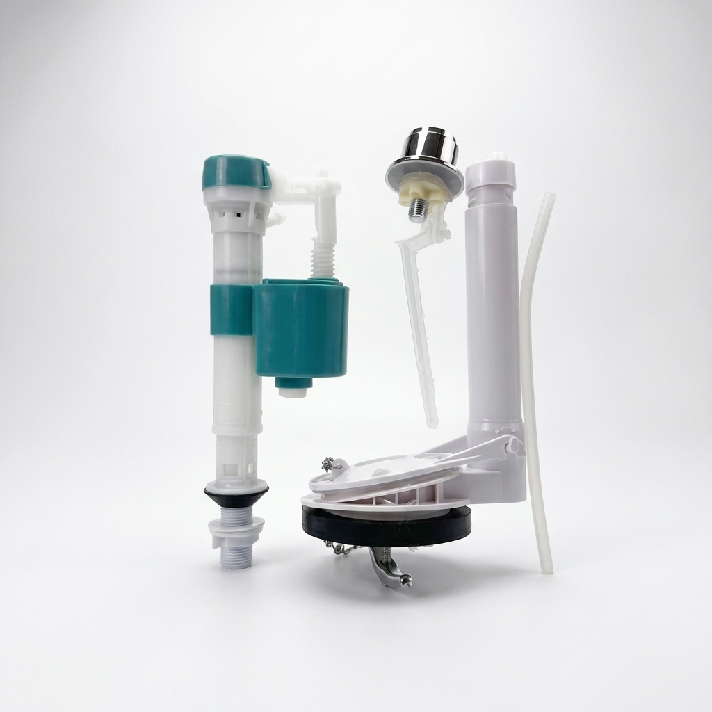 Aqual Herrajes para poceta de alto rendimiento 2’’ Con palanca lateral con